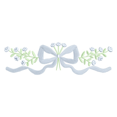 Floral Bow Ribbon