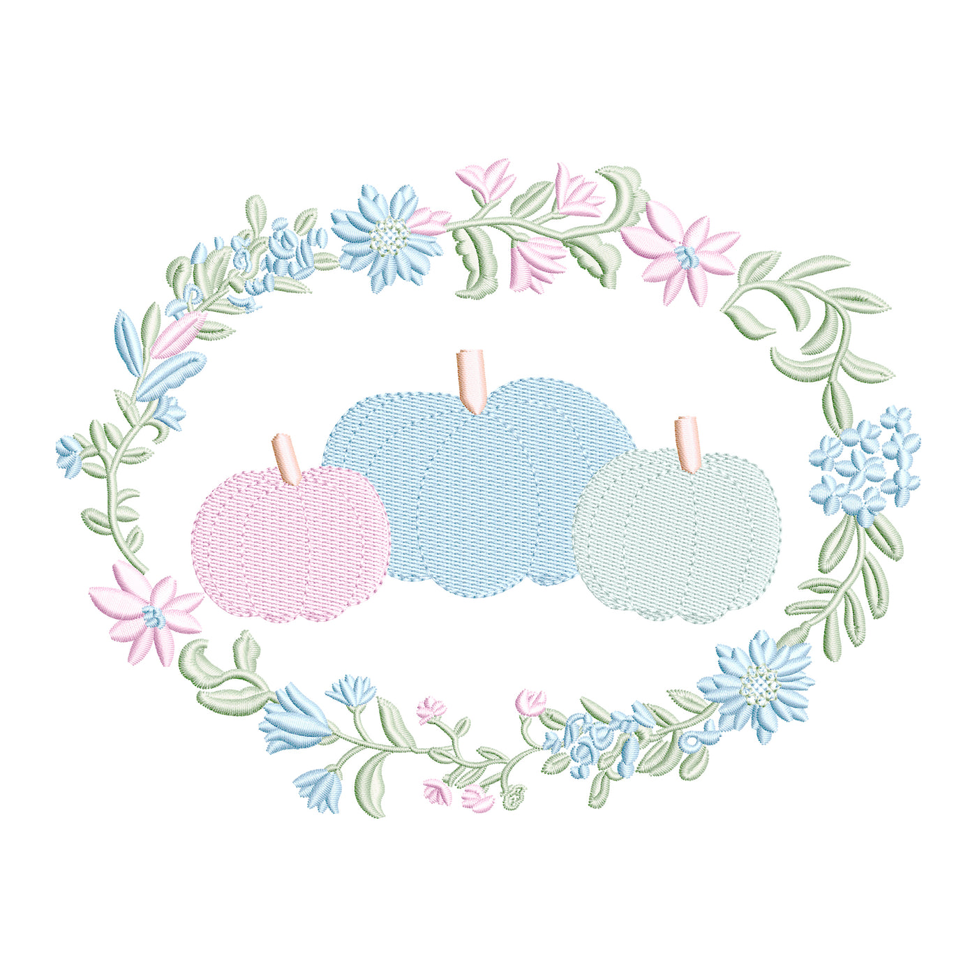 Pumpkins Floral Wreath