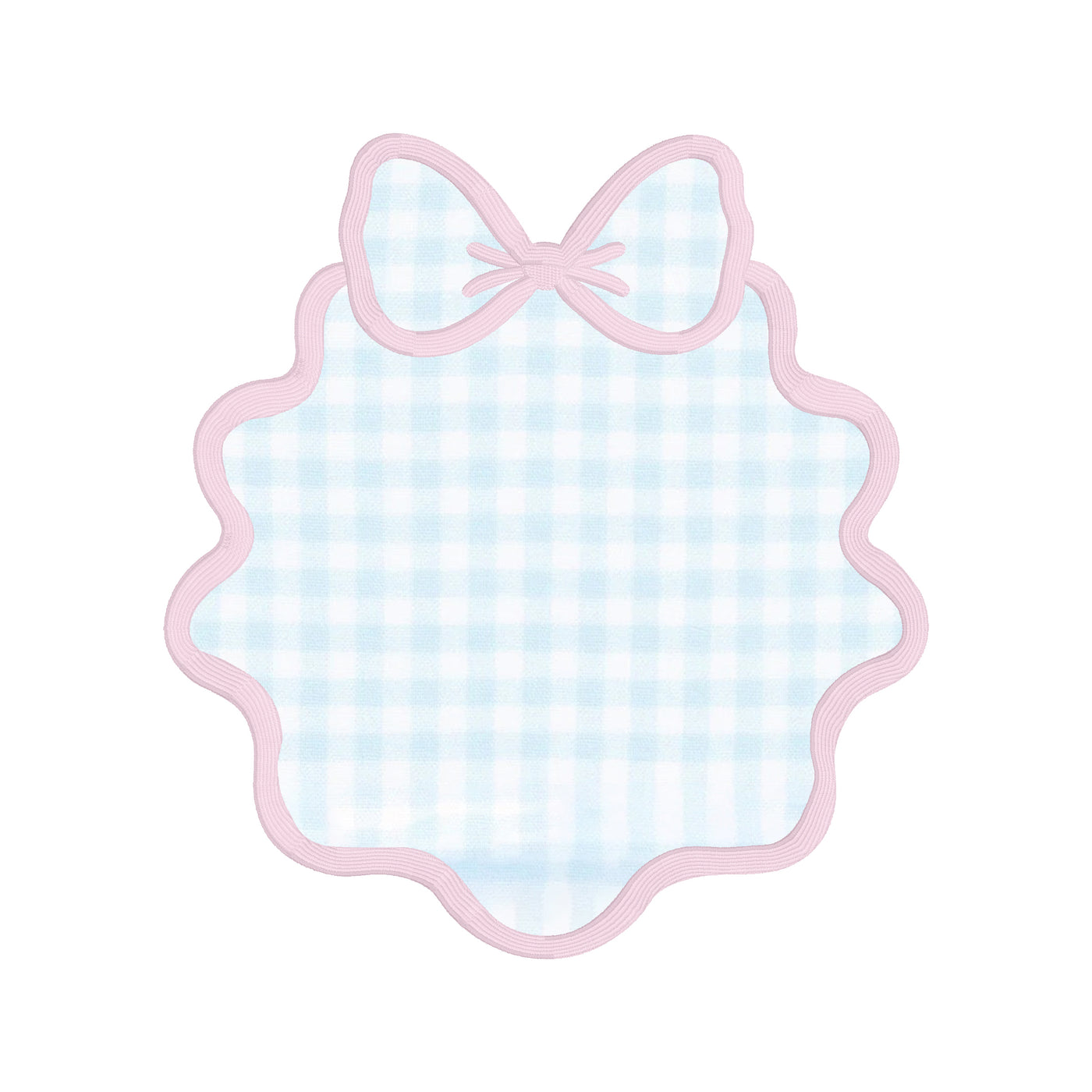 Wavy Bow Frame Applique
