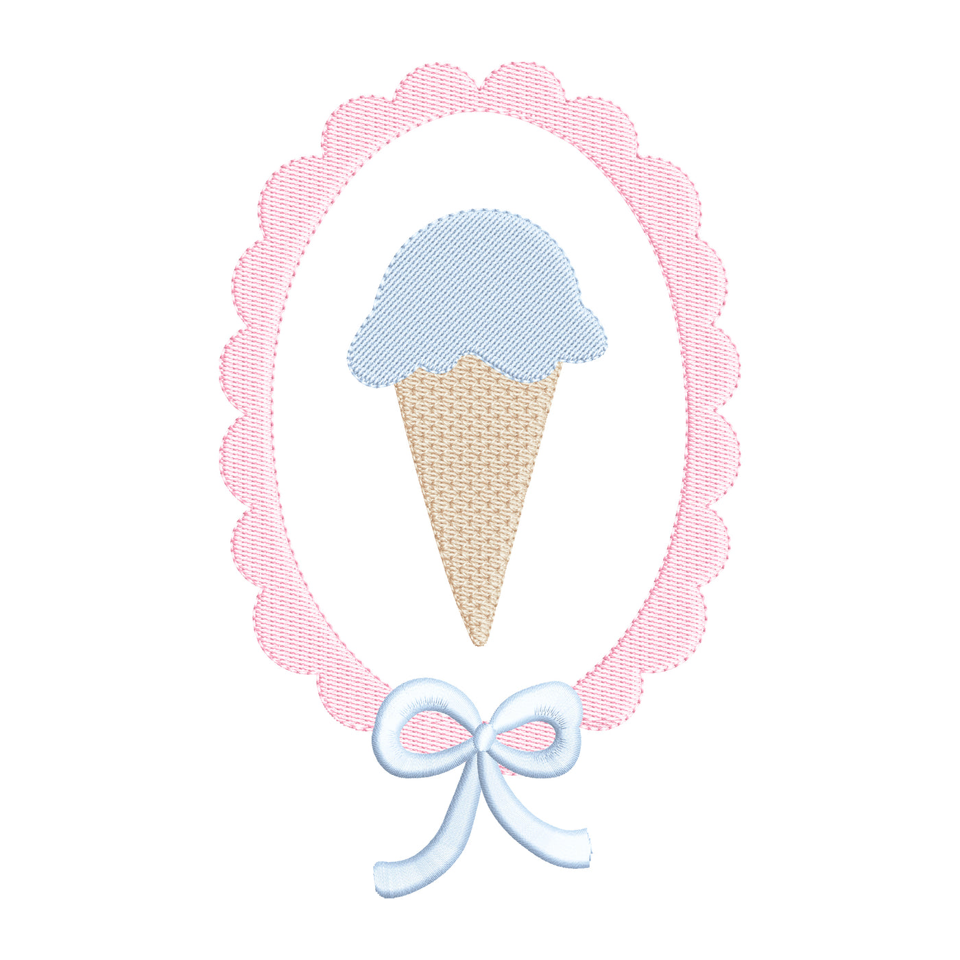 Ice Cream Cone Bow