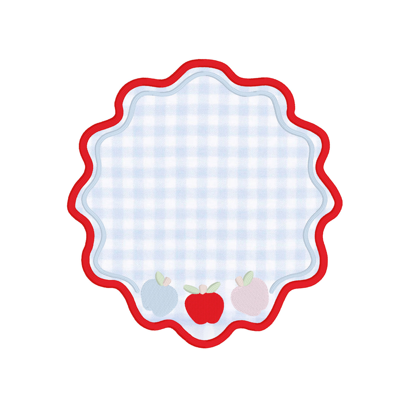 Wavy Bow Apples Frame