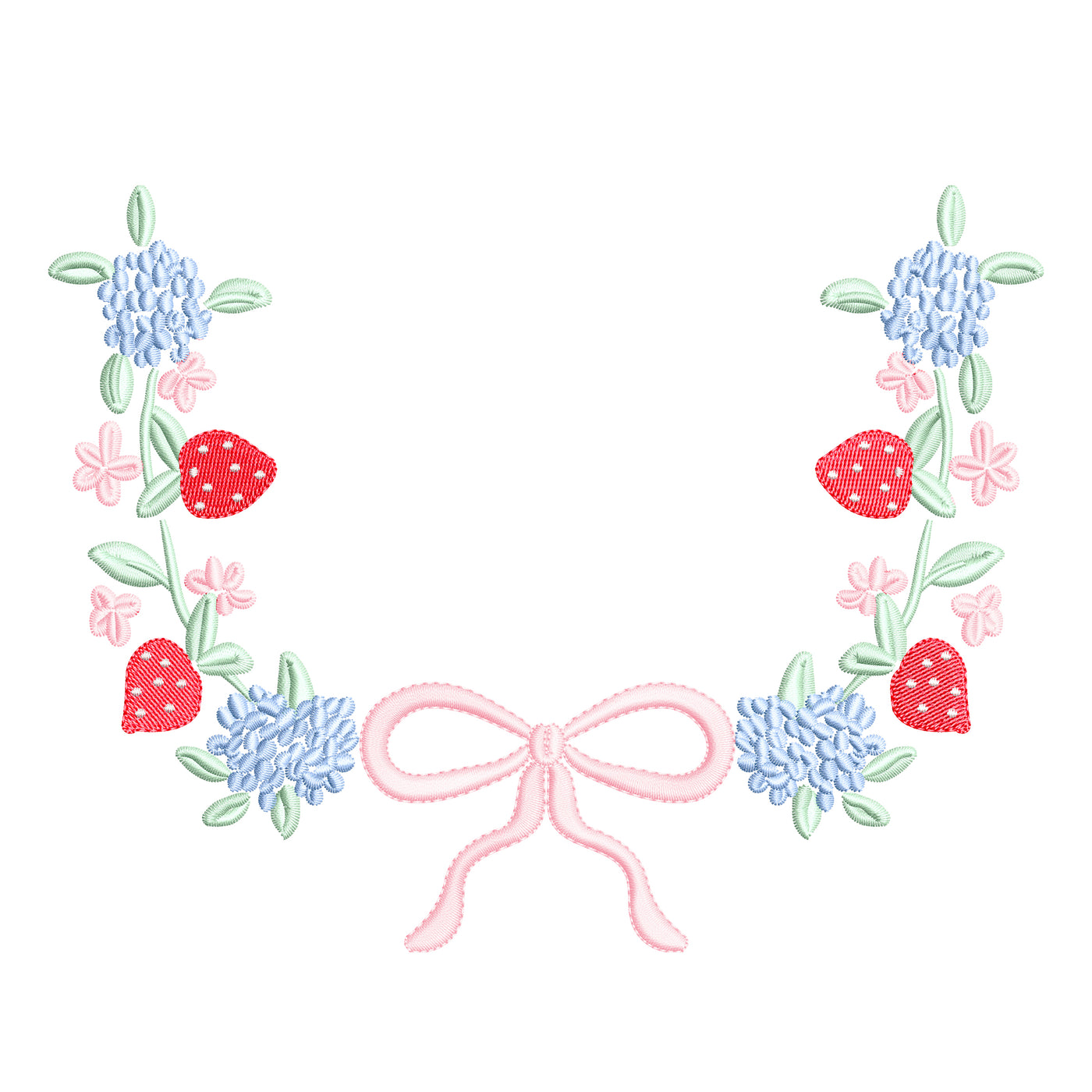 Strawberries & Bow Crest