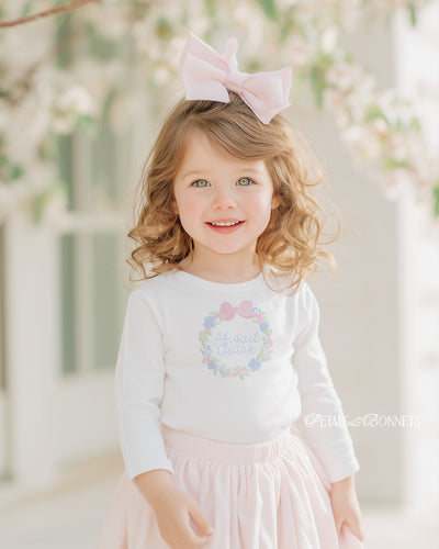 Floral Bow Crest Wreath