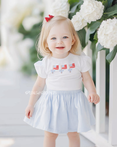 4th of July Flag & Bow