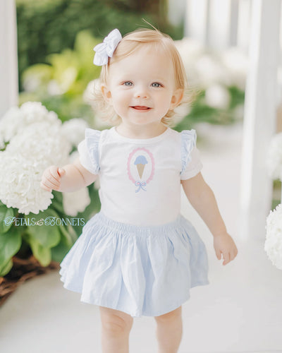 Ice Cream Cone Bow